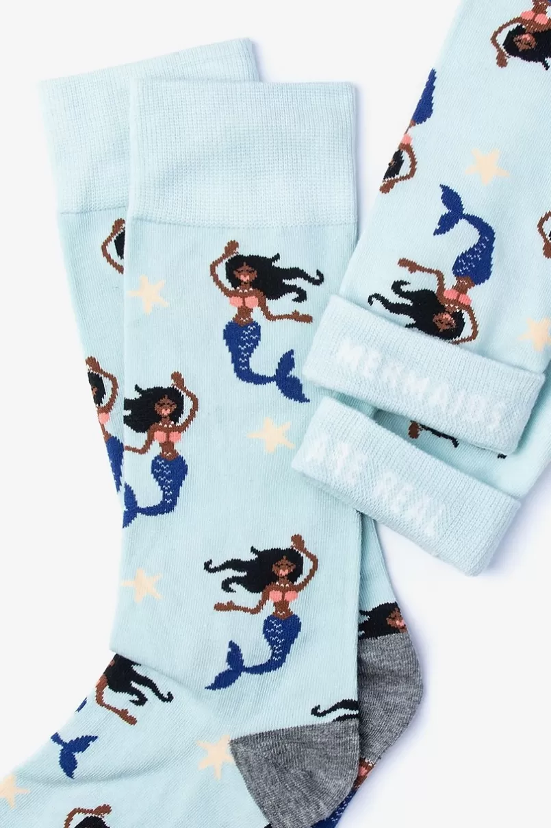 Ties Mermaid Sock Blue Outlet