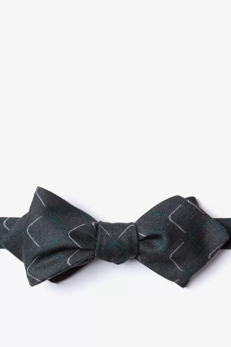 Ties Mesa Diamond Tip Bow Tie Green Shop