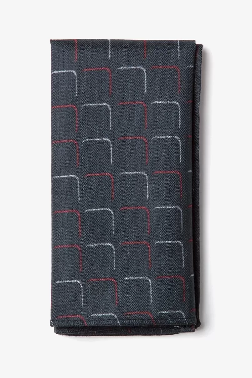 Ties Mesa Pocket Square Red Hot