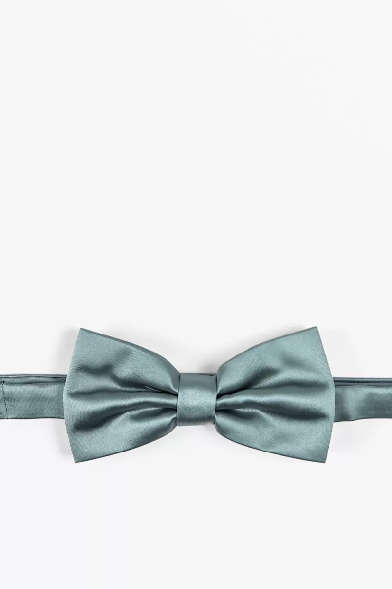 Ties Mineral Blue Pre-Tied Bow Tie MineralBlue Sale