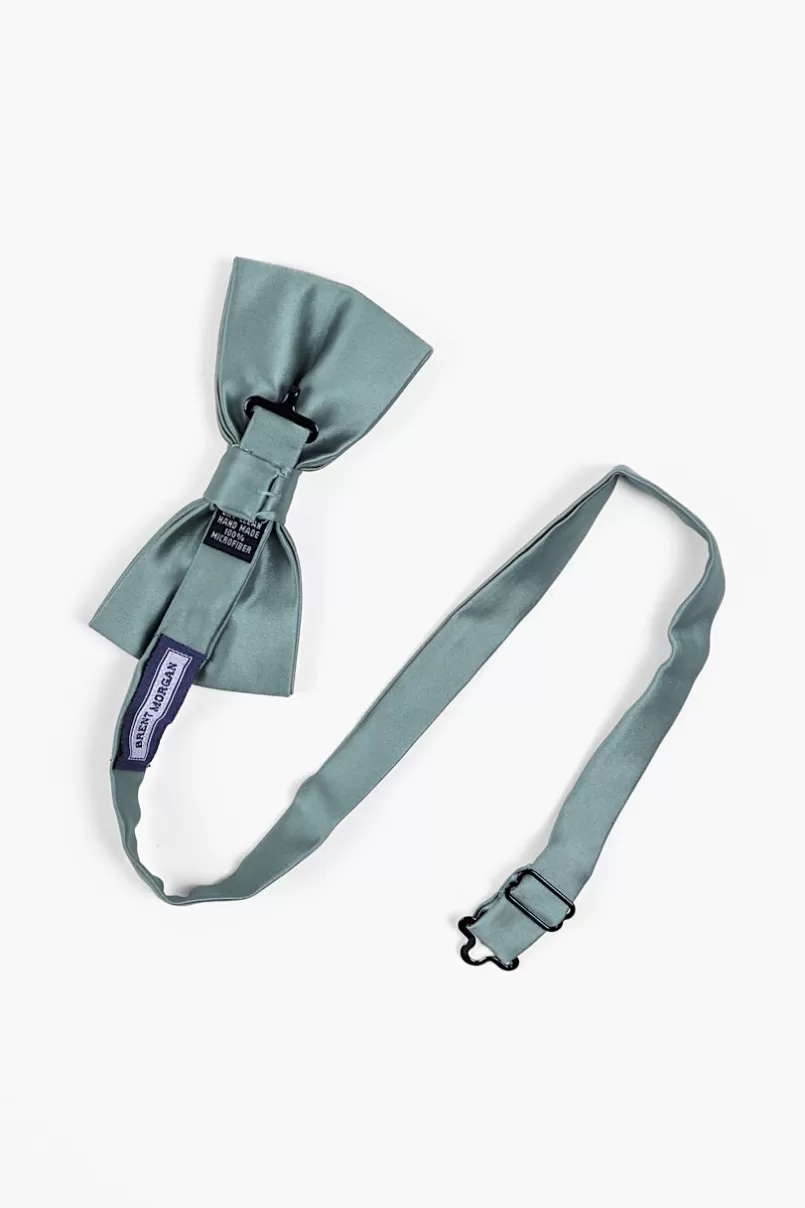 Ties Mineral Blue Pre-Tied Bow Tie MineralBlue Sale