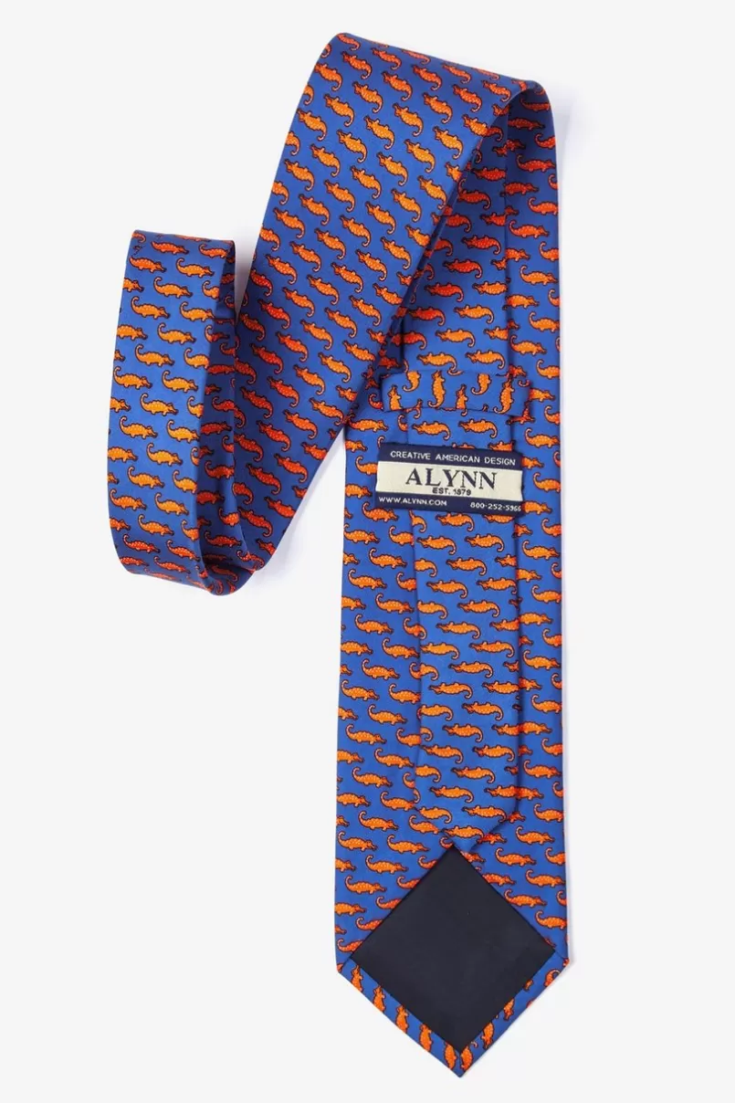 Ties Mini Alligators Royal Blue Tie RoyalBlue Clearance