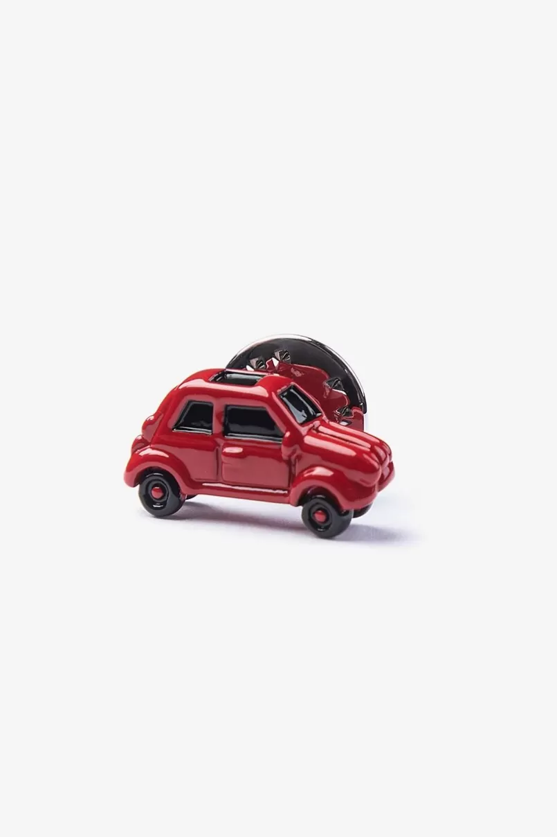 Ties Mini Cooper Red Lapel Pin Fashion