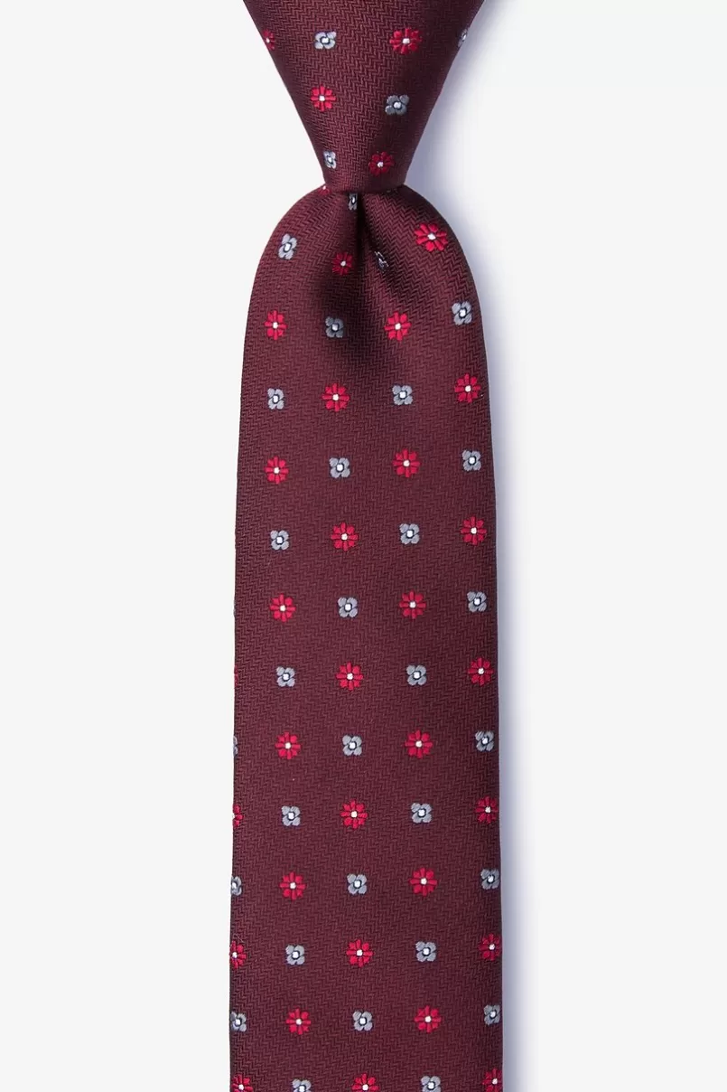 Ties Monkey Skinny Tie Red Cheap