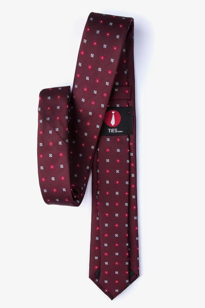 Ties Monkey Skinny Tie Red Cheap