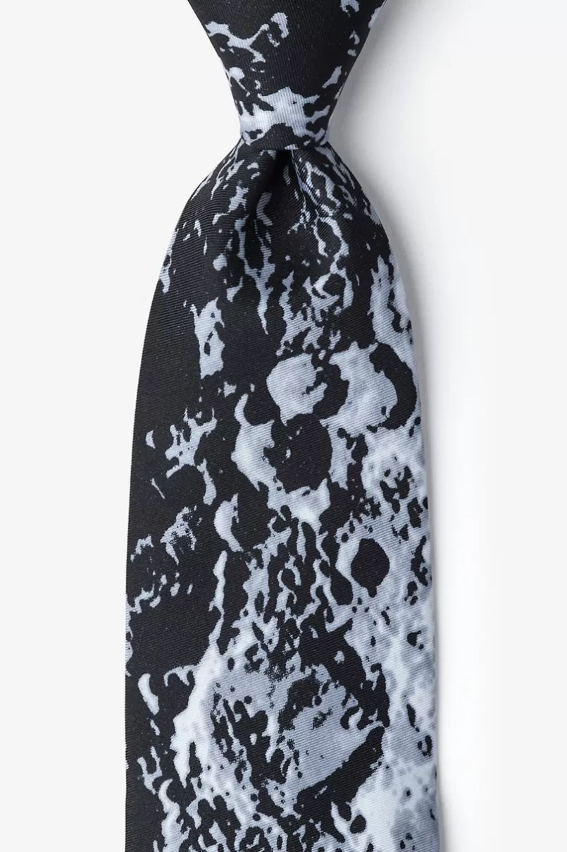 Ties Moon's Surface Silver Tie Online