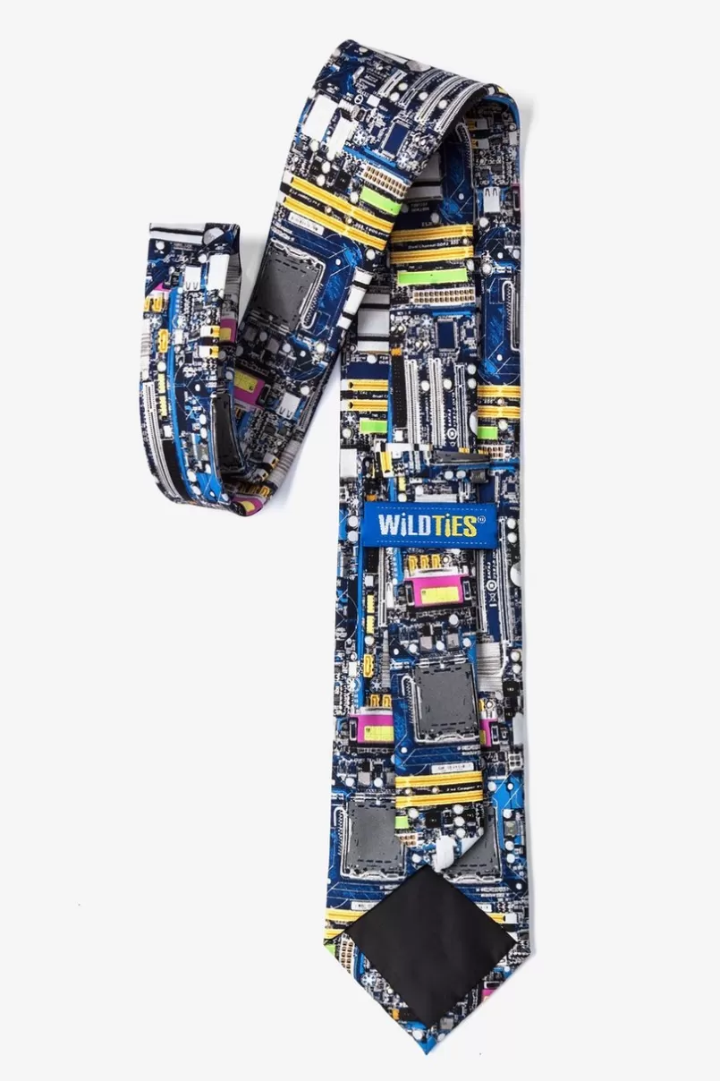 Ties Motherboard III Tie Blue Hot