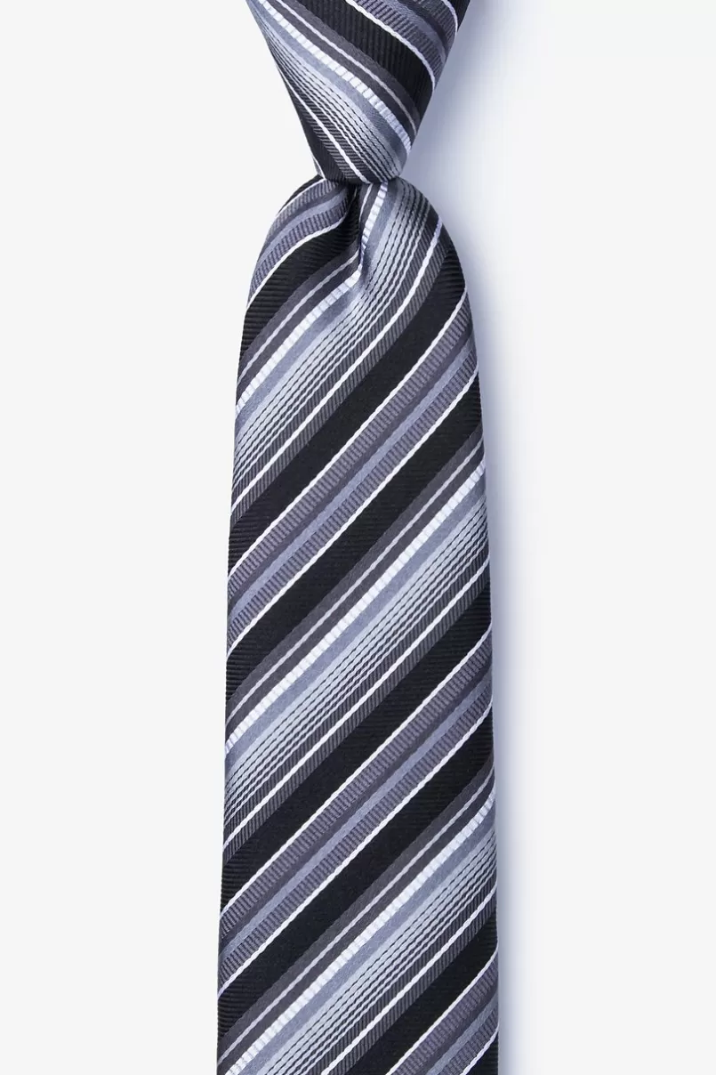 Ties Moy Skinny Tie Black Cheap