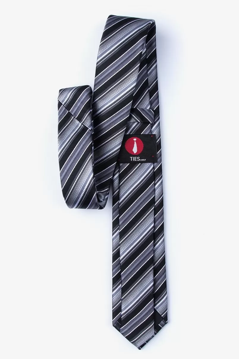 Ties Moy Skinny Tie Black Cheap