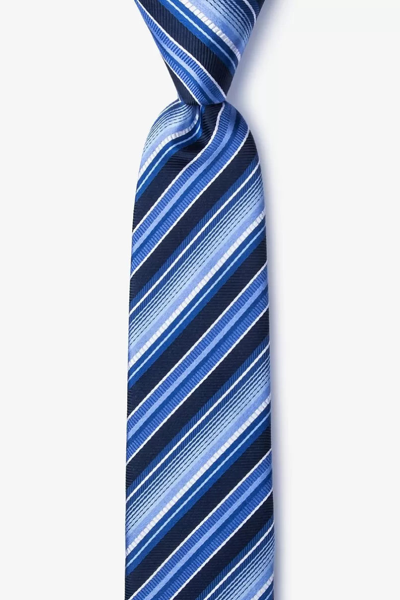 Ties Moy Skinny Tie Blue Cheap