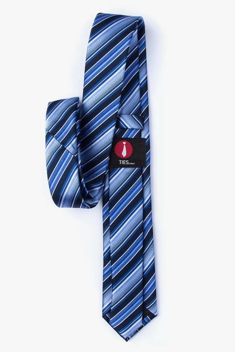 Ties Moy Skinny Tie Blue Cheap