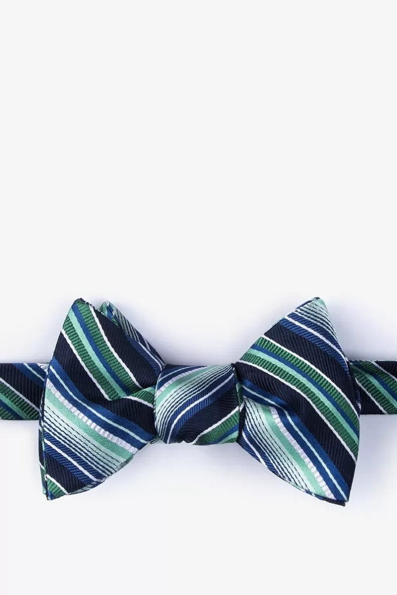 Ties Moy Green Self-Tie Bow Tie Sale