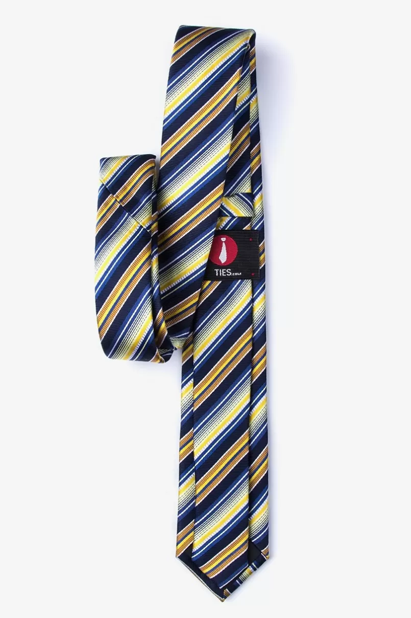 Ties Moy Skinny Tie Yellow Shop