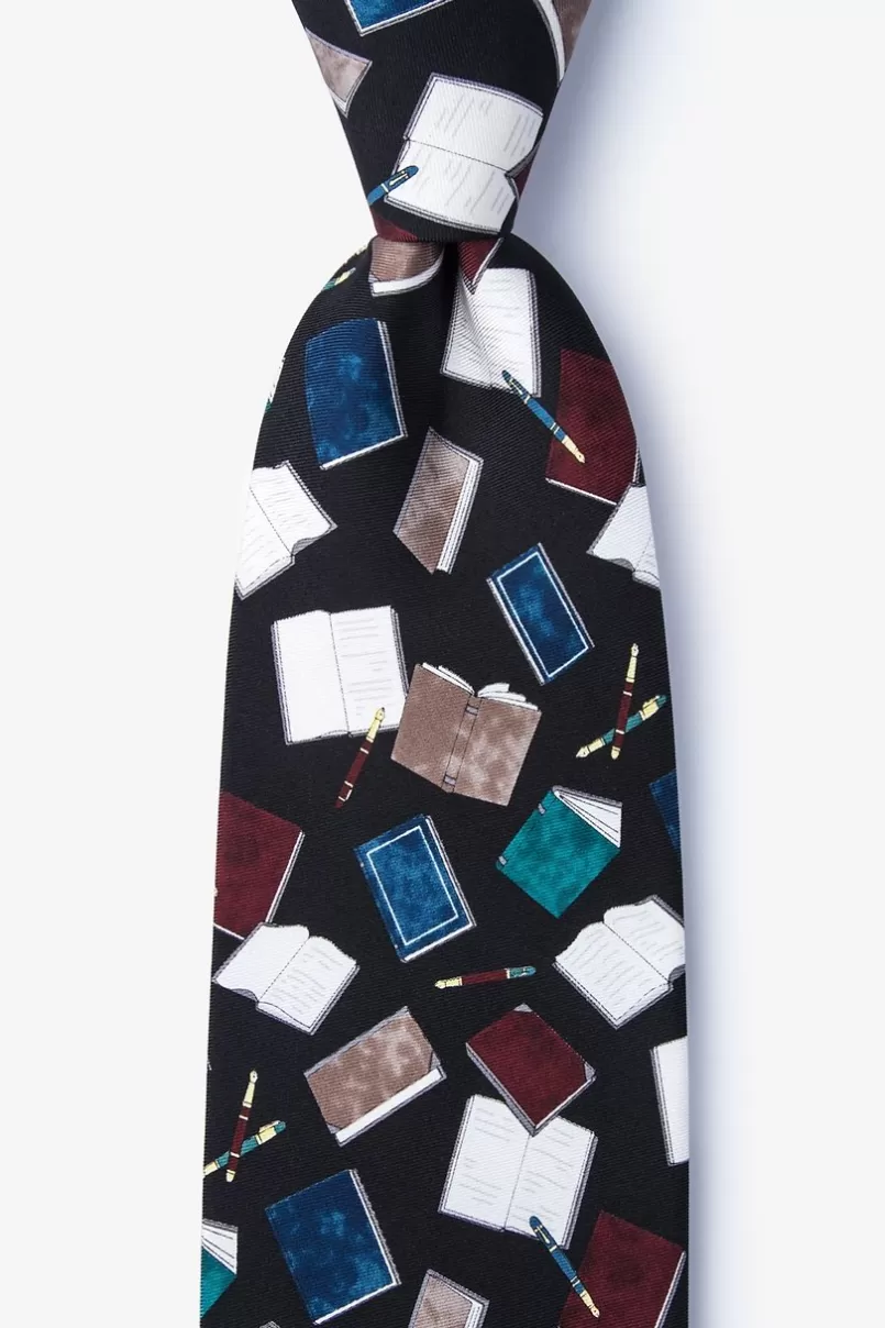 Ties Mr. Write Tie Black Hot