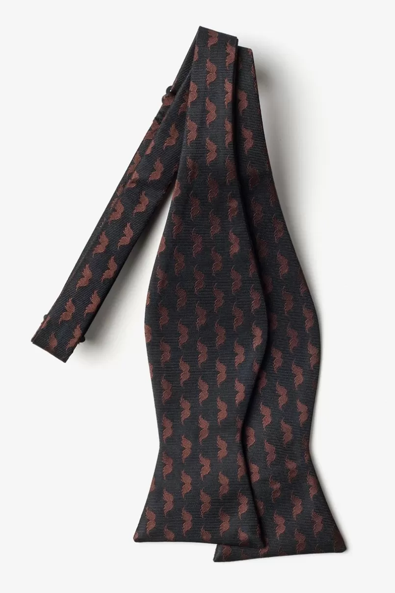 Ties Mustache Repeat Black Self-Tie Bow Tie Store
