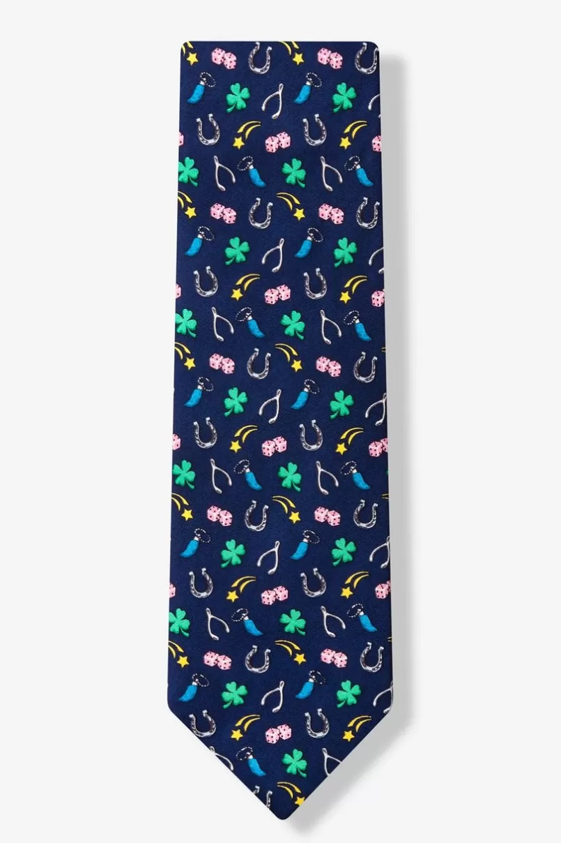 Ties My Lucky Navy Blue Tie Clearance