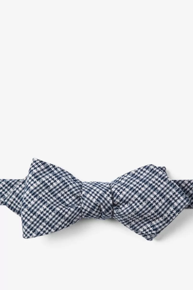 Ties Navy Blue Animator Diamond Tip Bow Tie Cheap