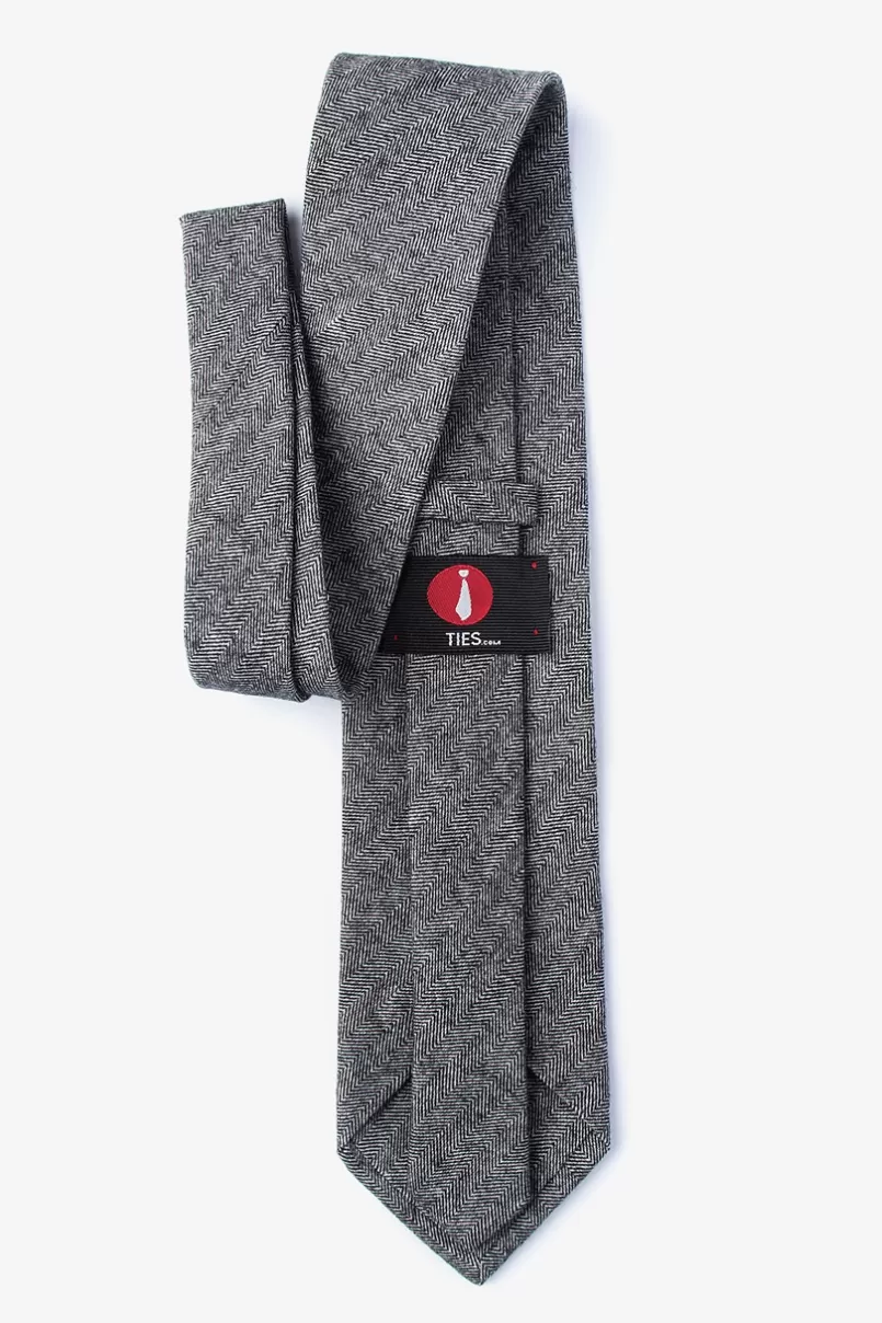 Ties Niles Extra Long Tie Black Flash Sale