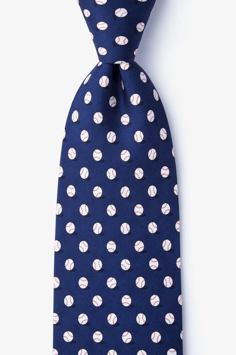 Ties No Hitter Navy Blue Tie New