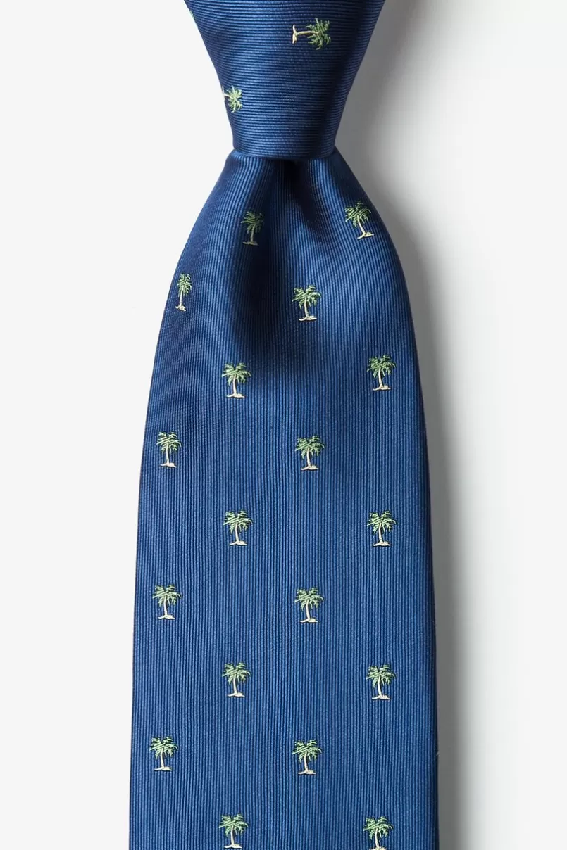 Ties Off Tropic Blue Tie Flash Sale
