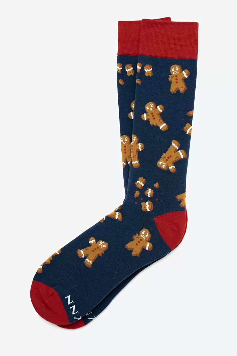 Ties Oh Snap Navy Blue Sock Shop