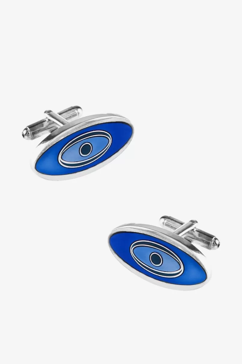 Ties Olde Blu Eyes Blue Cufflinks Hot