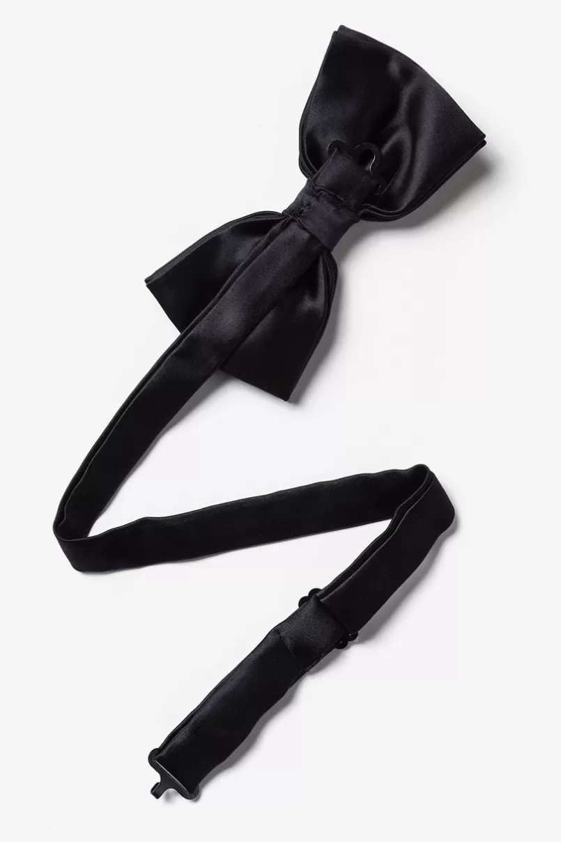 Ties Pre-Tied Bow Tie Onyx Clearance