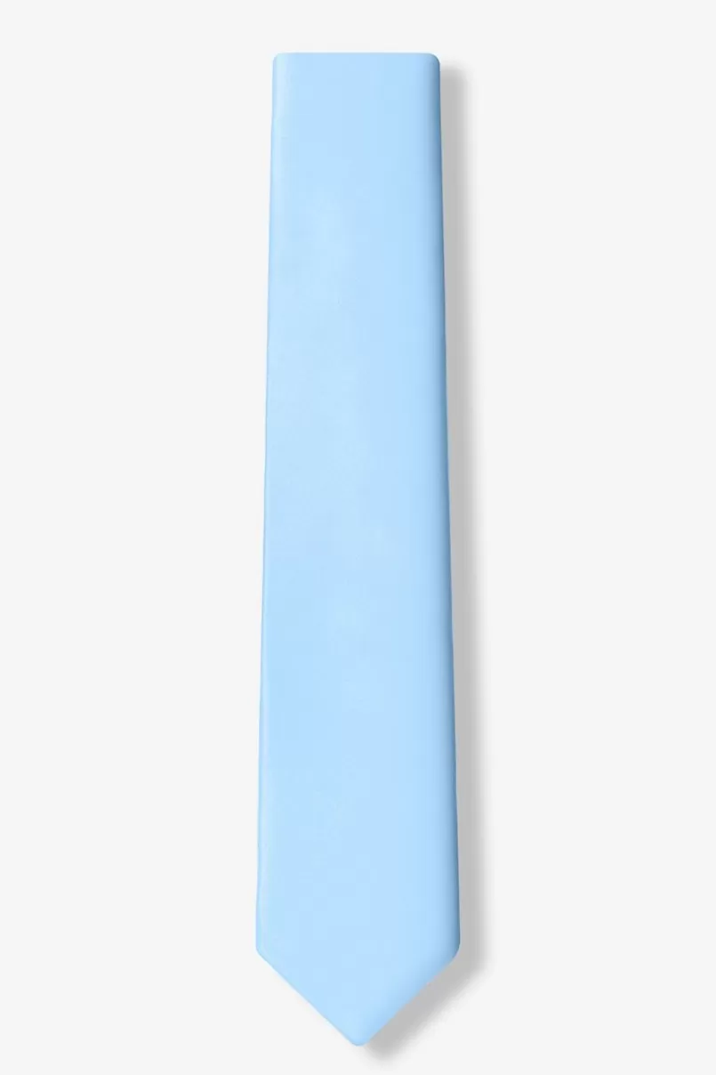 Ties Pale Blue Skinny Tie PaleBlue Hot