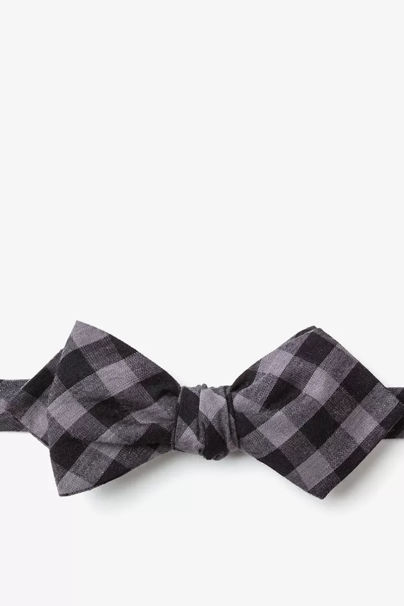 Ties Pasco Diamond Tip Bow Tie Black Online
