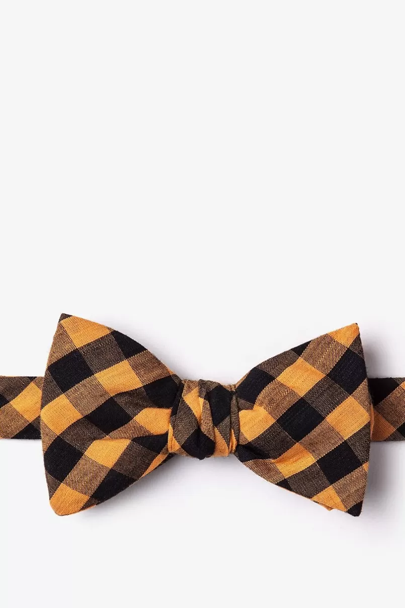 Ties Pasco Self-Tie Bow Tie Orange Clearance