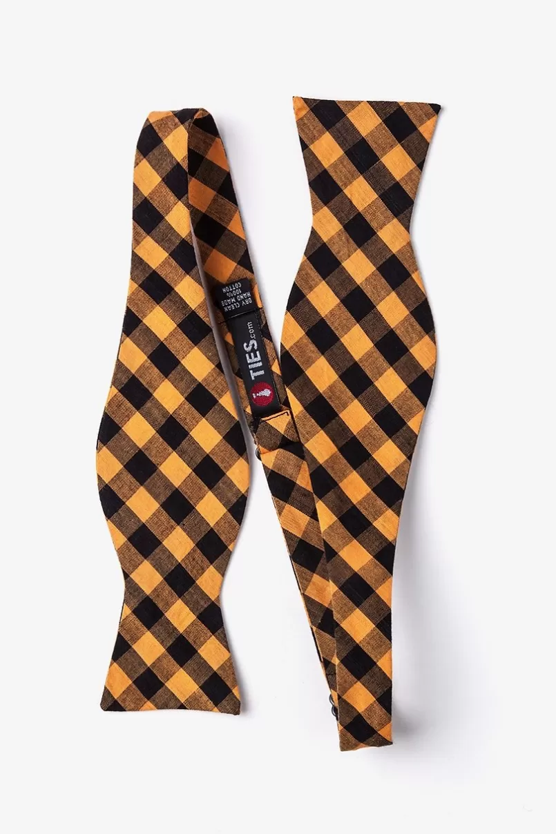 Ties Pasco Self-Tie Bow Tie Orange Clearance