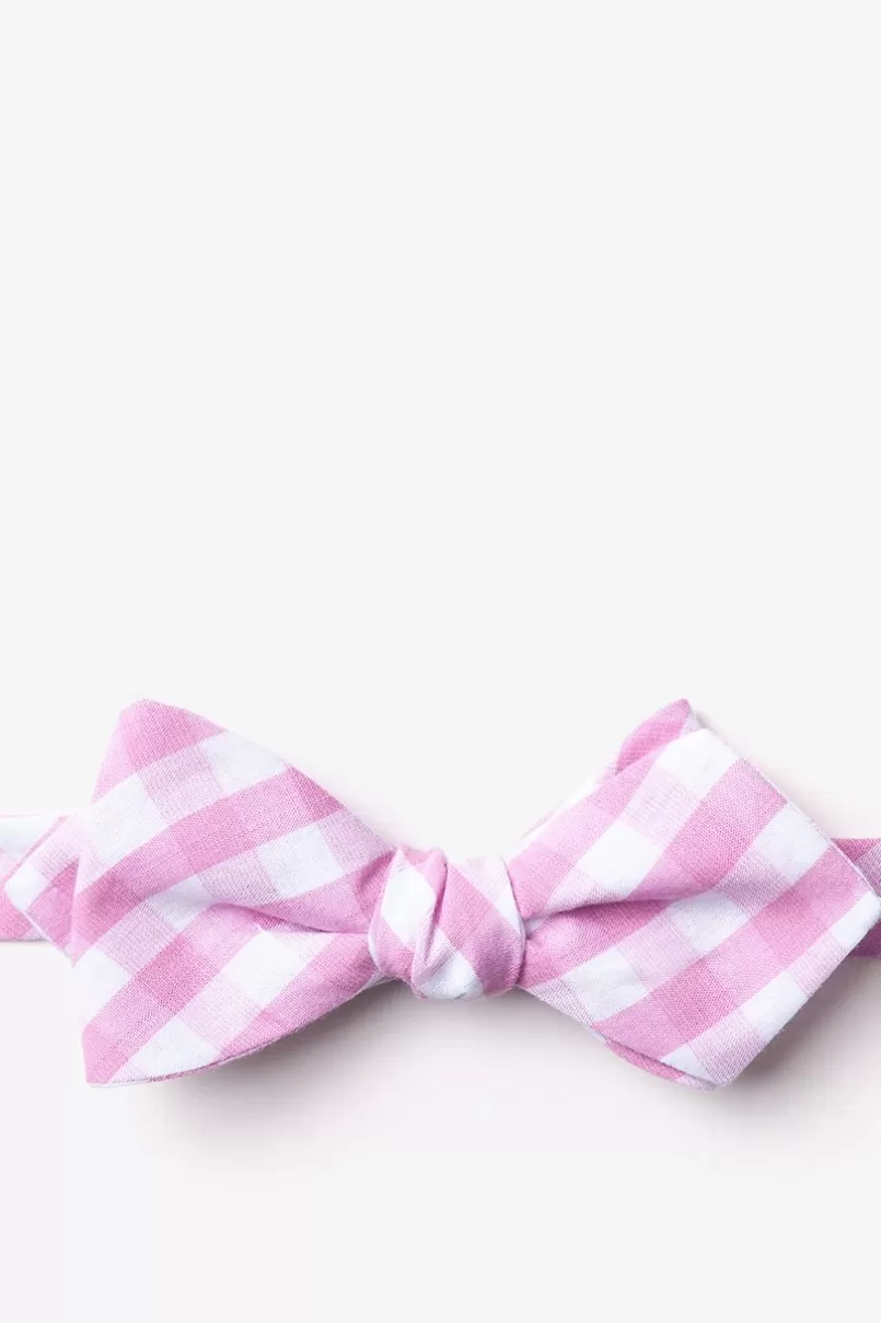 Ties Pasco Diamond Tip Bow Tie Pink Clearance