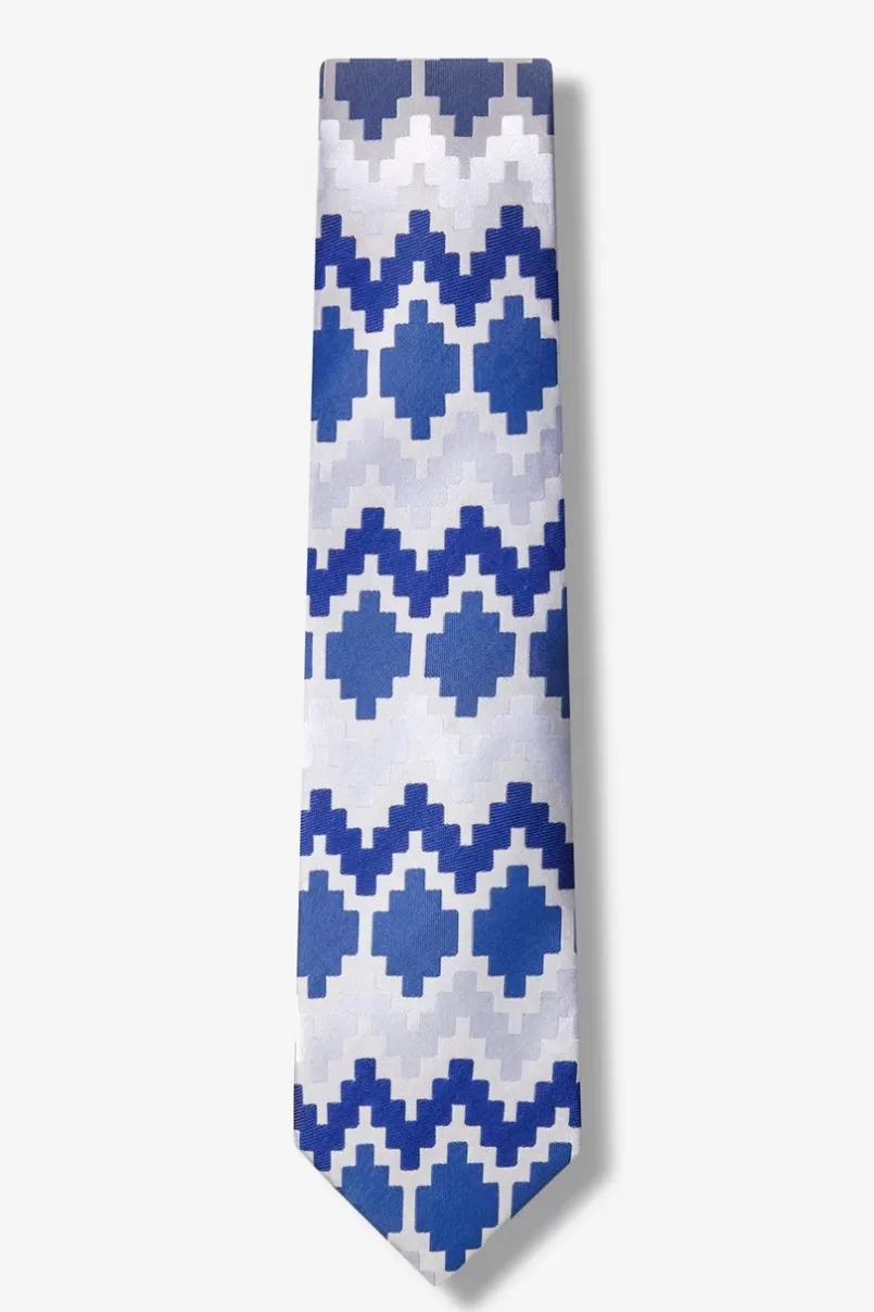Ties PCAA x Ronny Turiaf Blue Skinny Tie Outlet