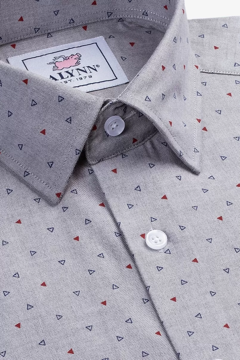 Ties Percy Casual Shirt Gray Clearance