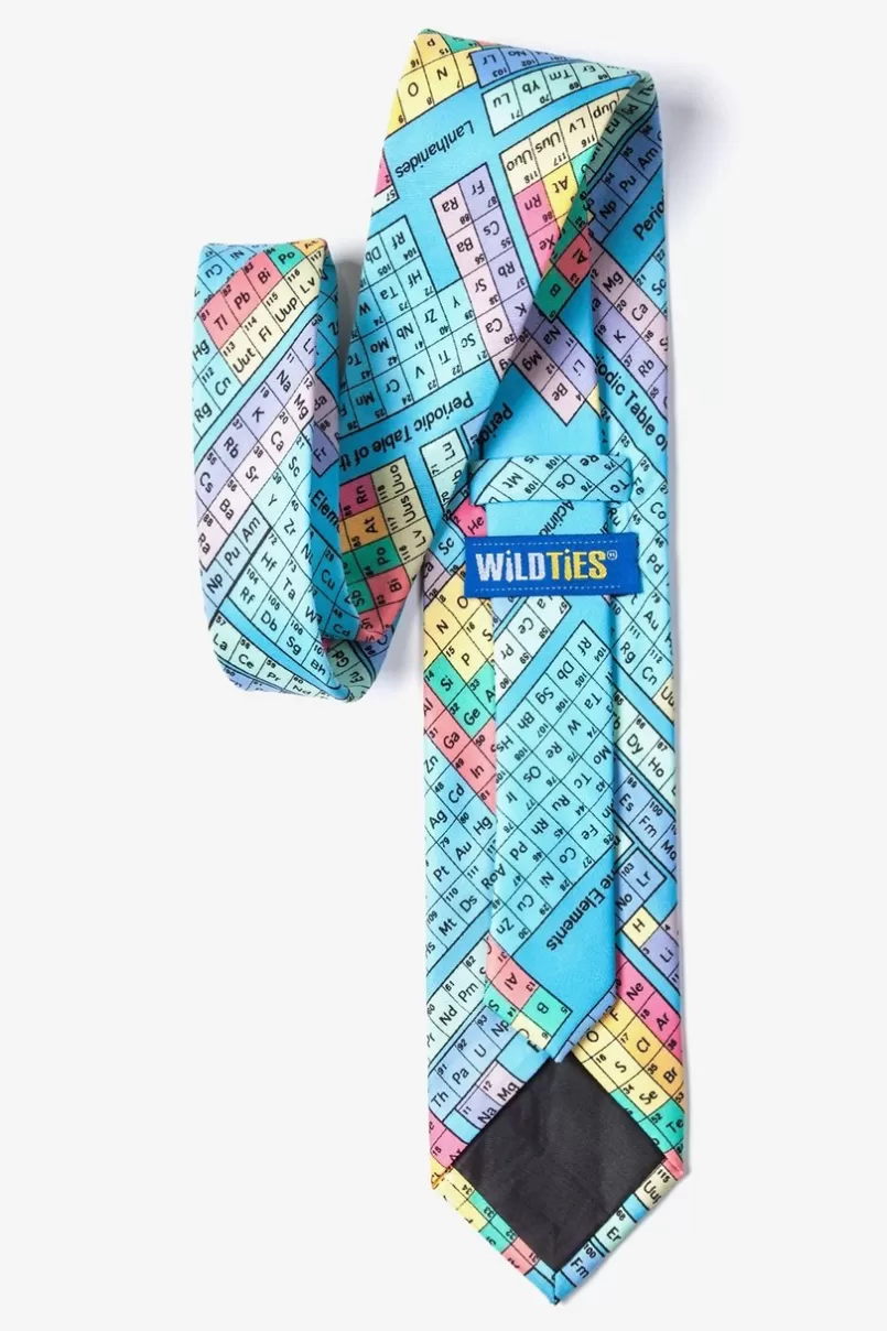 Ties Periodic Table Blue Tie New