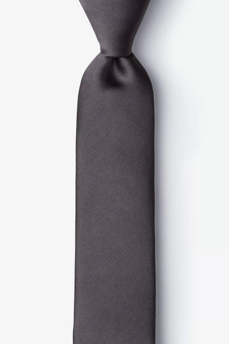 Ties Skinny Tie Pewter Best