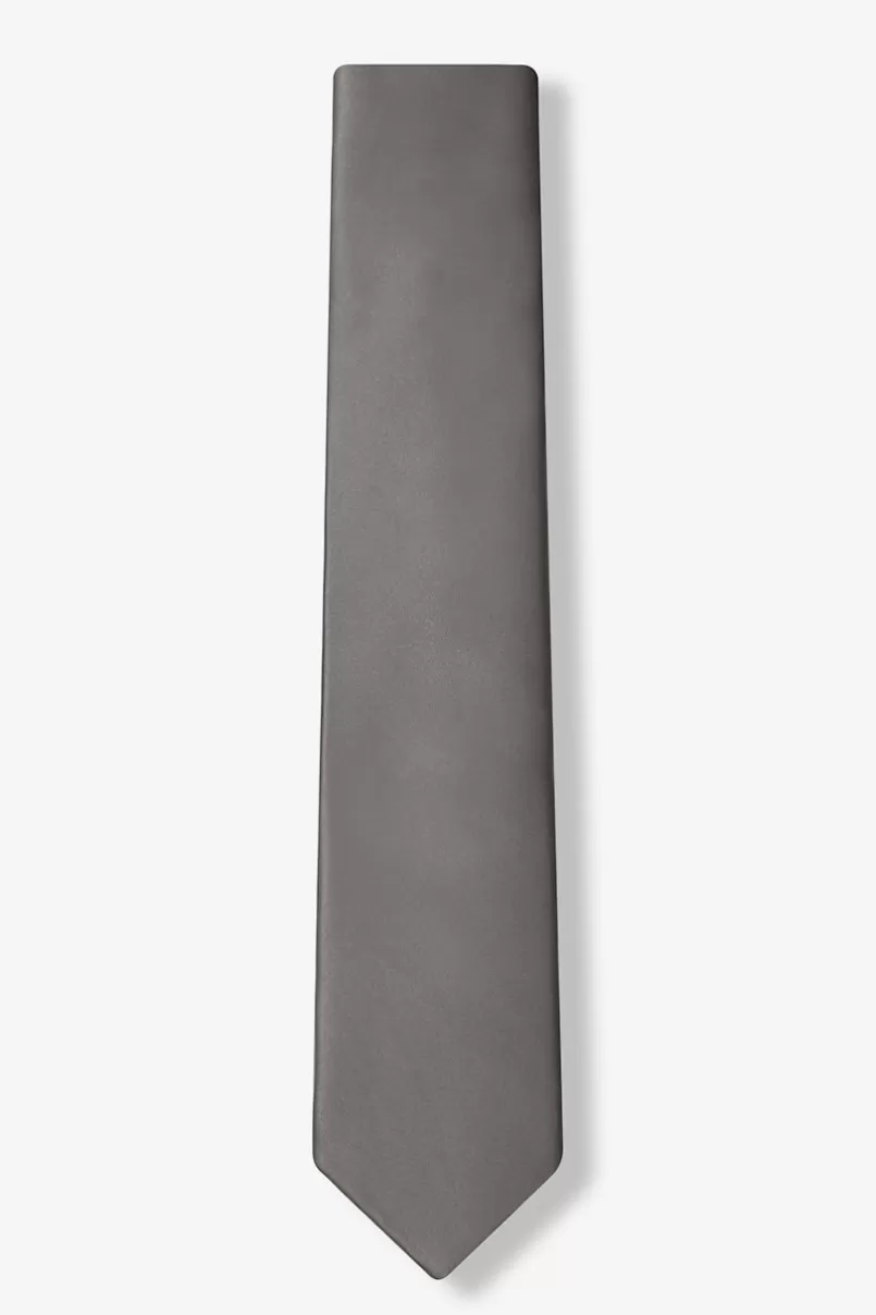 Ties Skinny Tie Pewter Best