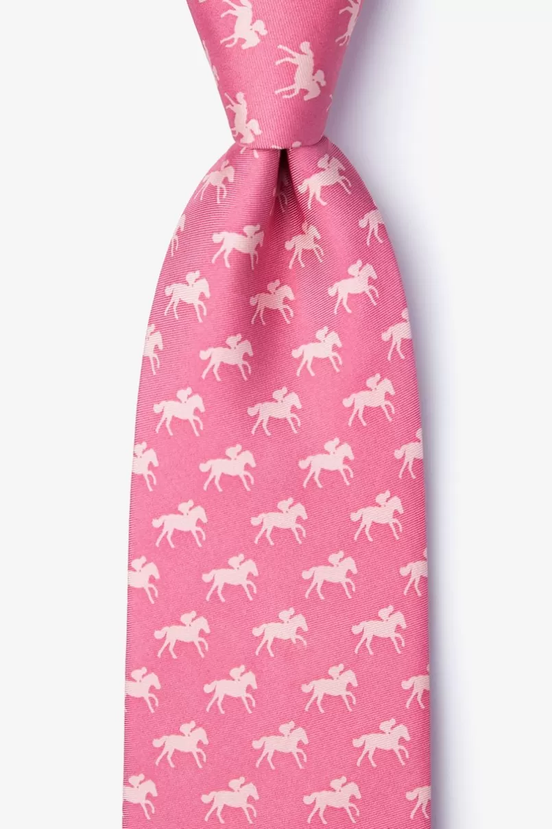 Ties Photo Finish Tie Pink New