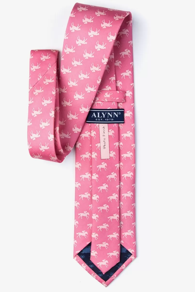 Ties Photo Finish Tie Pink New