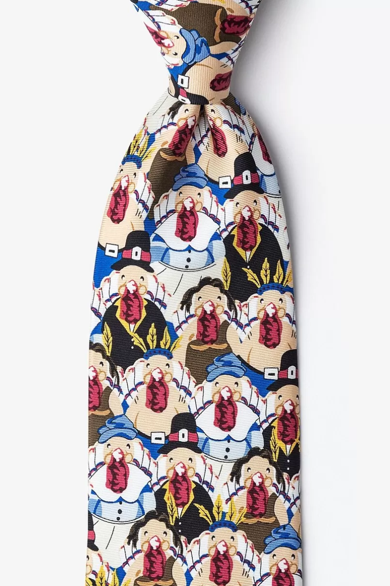Ties Pilgrims and Indians Ivory Tie Shop