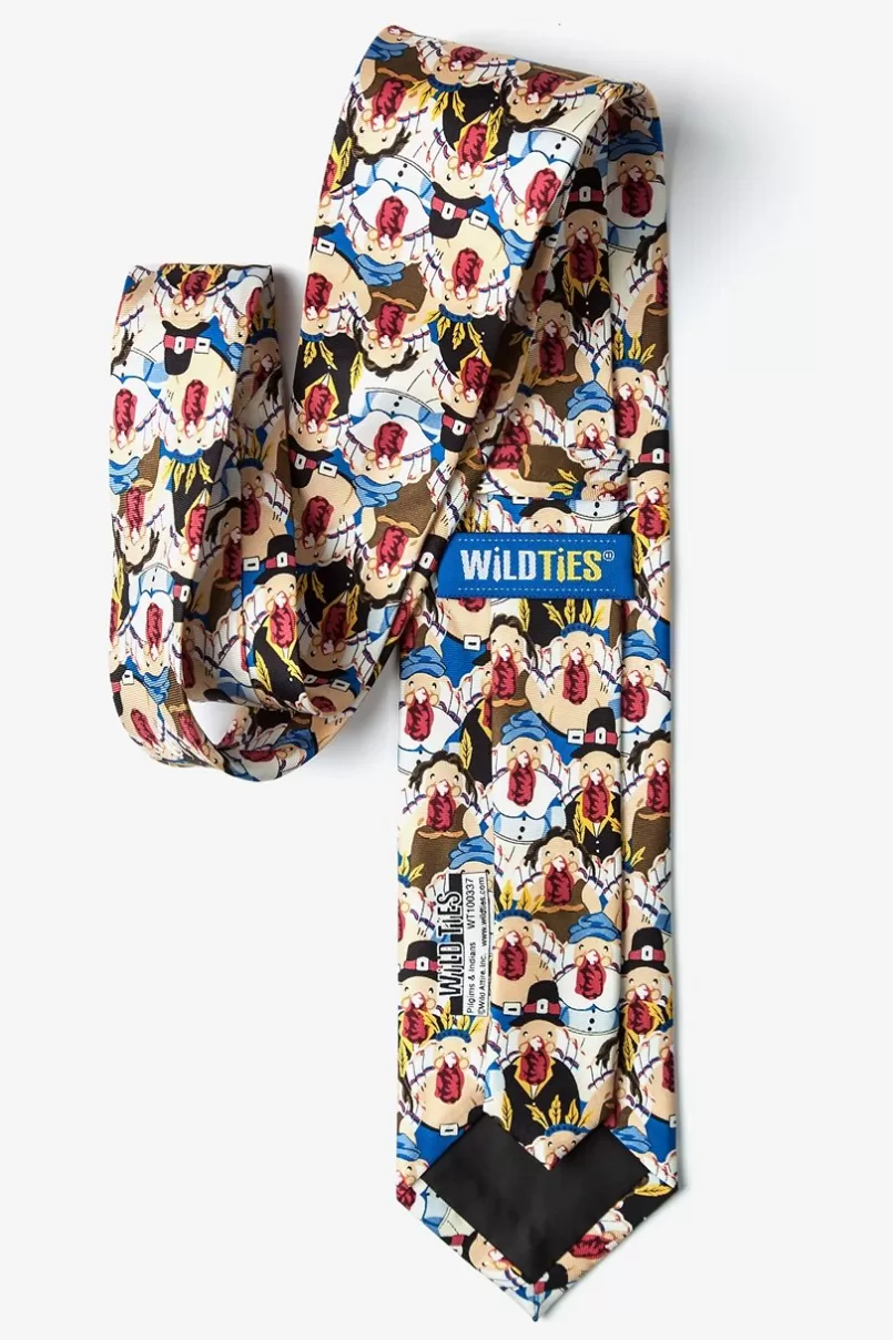 Ties Pilgrims and Indians Ivory Tie Shop