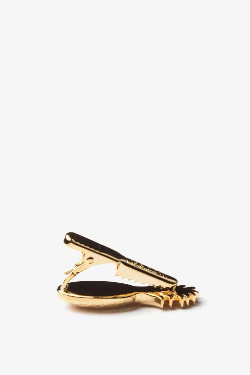 Ties Pineapple Tie Bar Gold Cheap