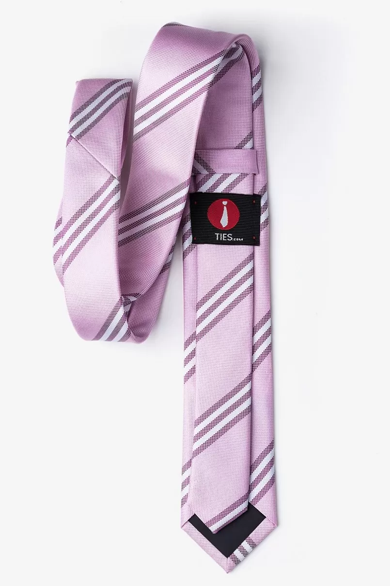Ties Pioneer Pink Skinny Tie Fashion