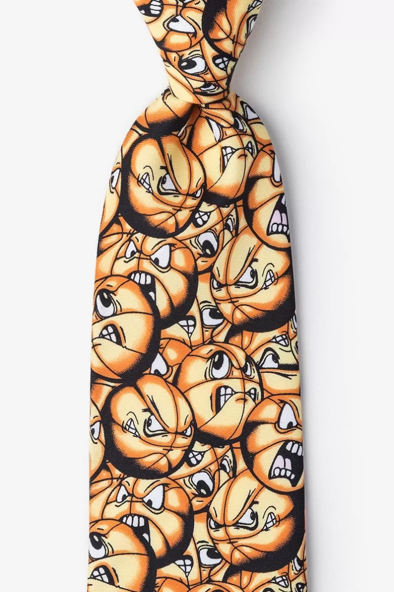Ties Play Hard Basketball Black Tie Best Sale