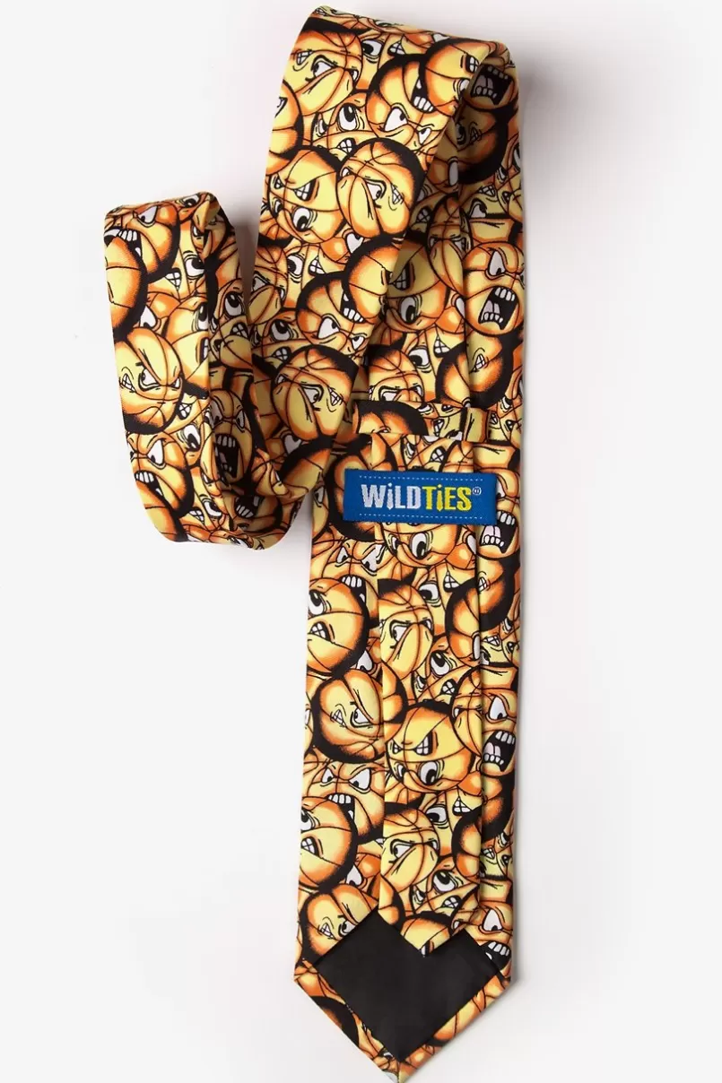 Ties Play Hard Basketball Black Tie Best Sale