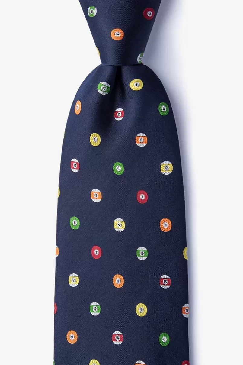 Ties Pool Party Navy Blue Tie Fashion