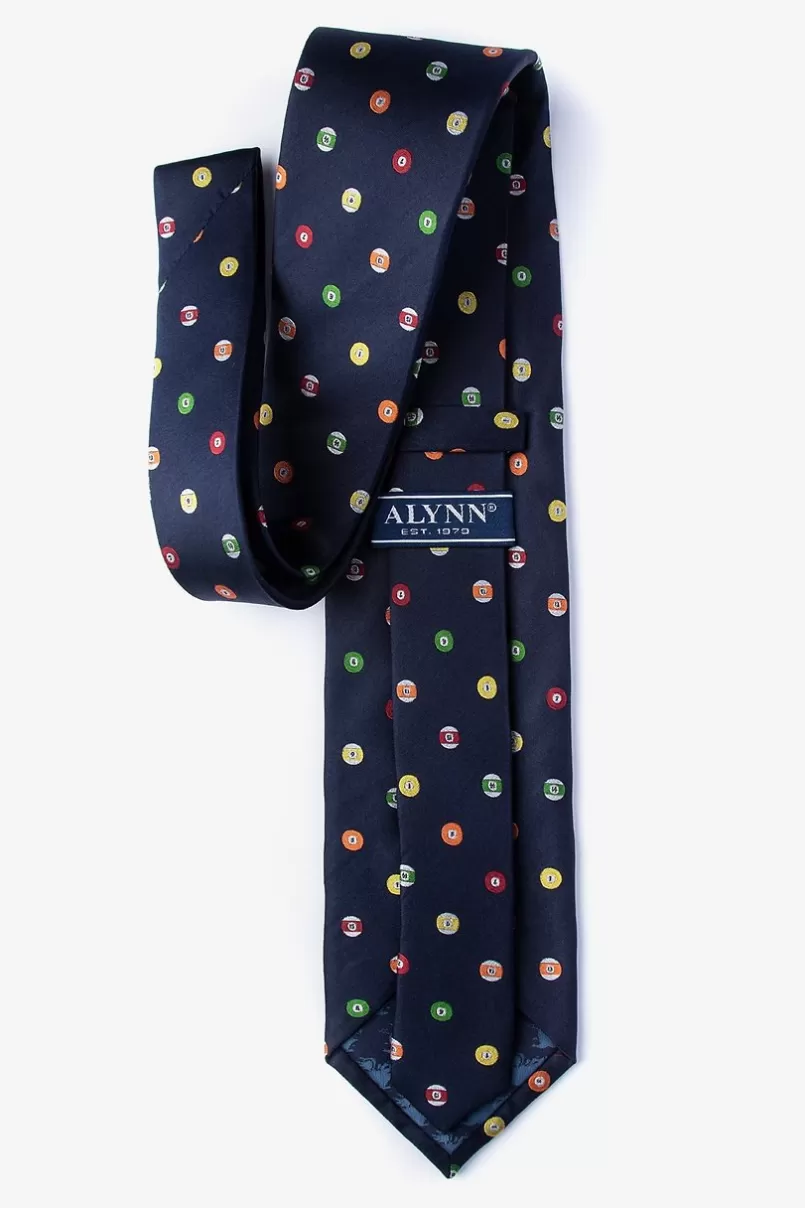 Ties Pool Party Navy Blue Tie Fashion