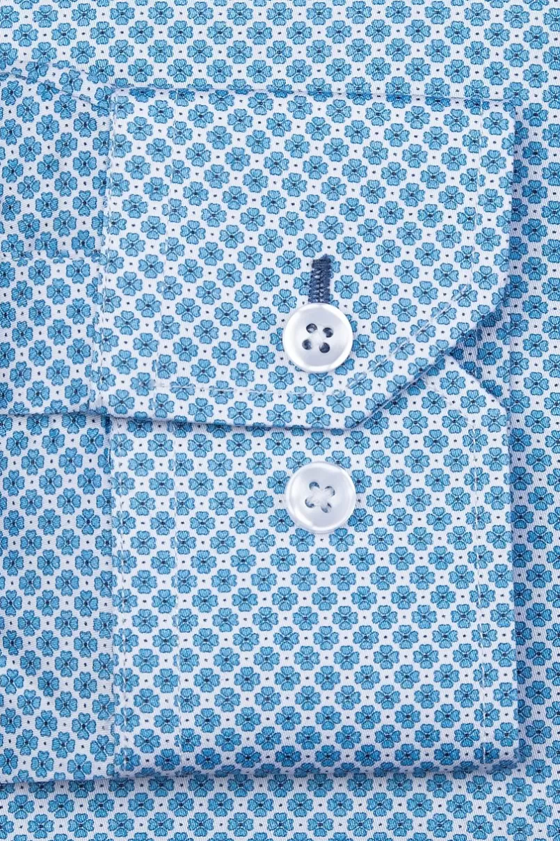 Ties Porter Blue Dress Shirt New