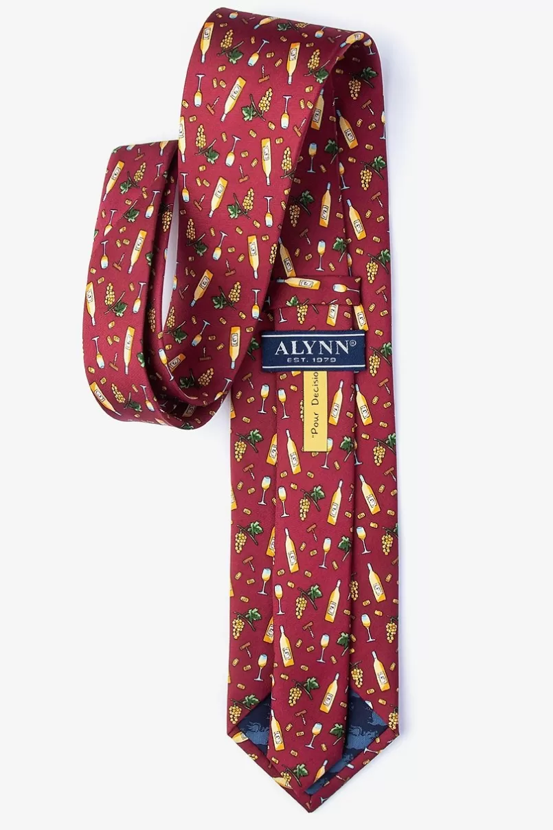 Ties Pour Decisions Tie Maroon Best Sale
