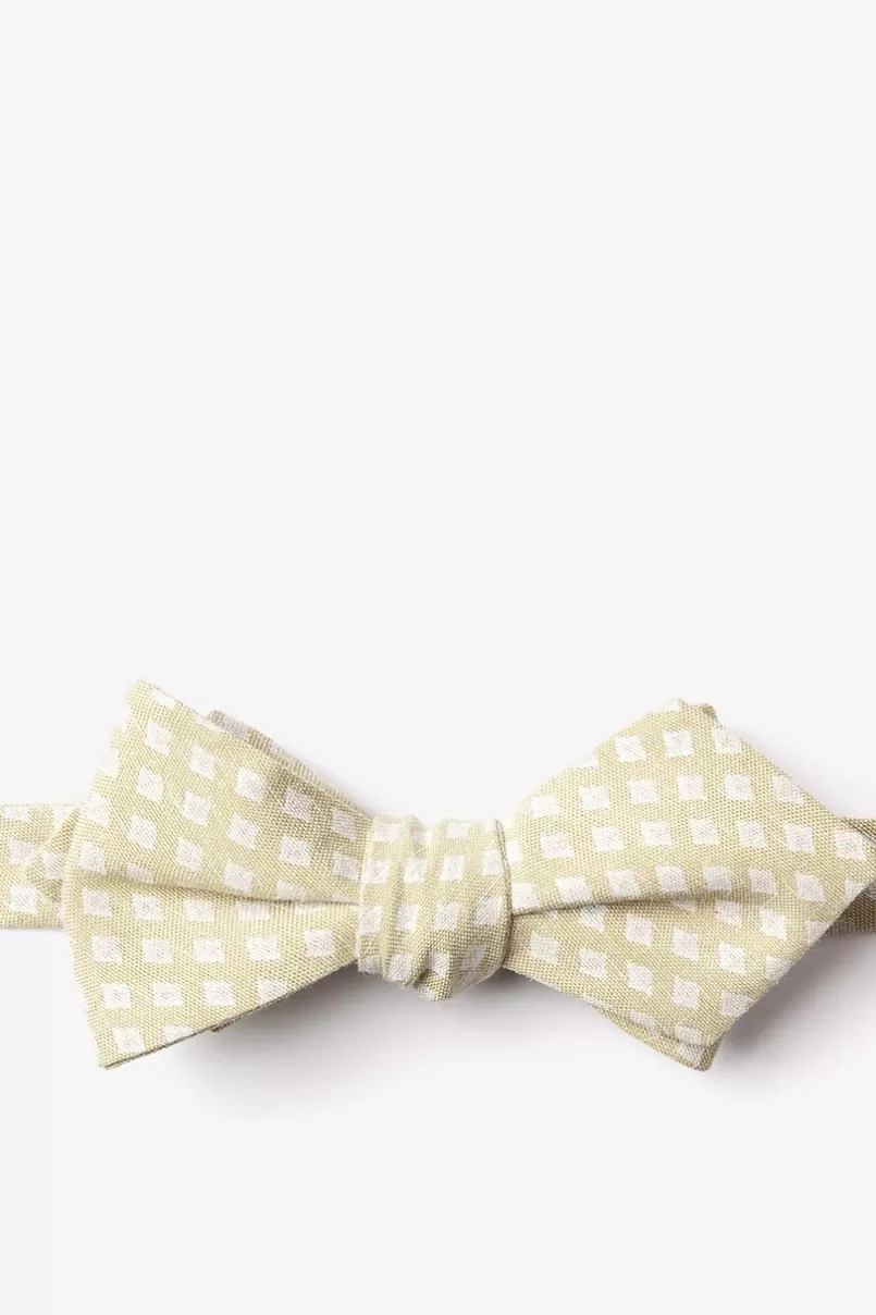Ties Poway Diamond Tip Bow Tie Gold Store